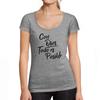 Ultrabasic Tee-Shirt Femme Col Rond Decollete Con Dios Todo Es Posible