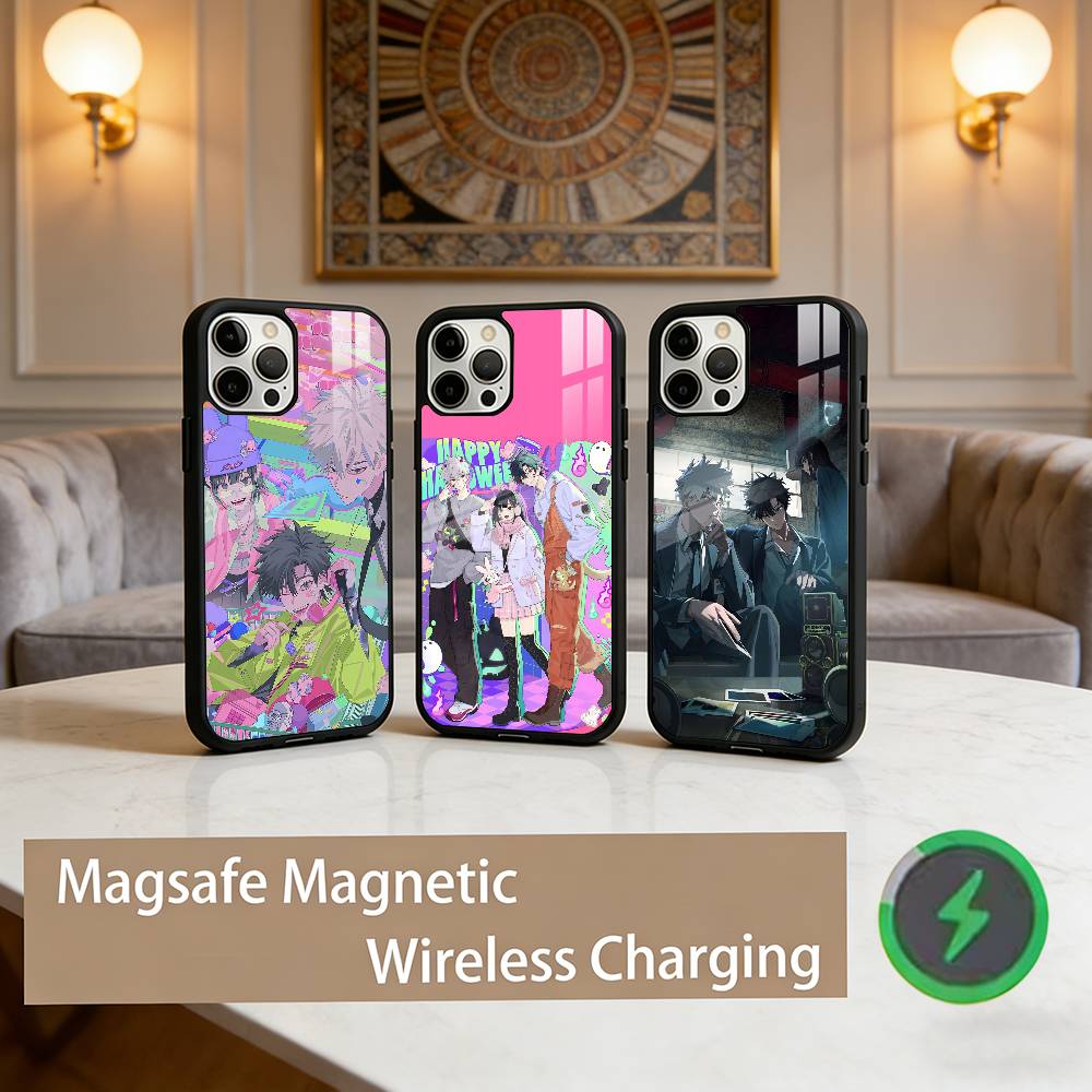 Чехол для телефона Link Click для iPhone 17, 16, 15, 14, 13, 12, 11 Plus, Pro Max, магнитный, для беспроводной зарядки Magsafe