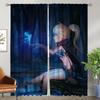 Tulle for Bedroom Female Elf Shades Home Interior Curtains 2 Pieces Living Room Curtain Partition Halloween Decoration Kitchen