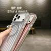 Модный 3D чехол для телефона с магнитом в виде гофрированного чемодана для IPhone 17 Pro Max 16 15 14 13, бампер из ТПУ, защитная крышка для беспроводной зарядки
