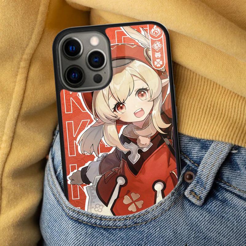 Genshin Impact Soft Phone Case for iPhone 17 Air 16e Pro max 15 Pro 13 14 Plus 11 12 MagSafe Magnetic Coque