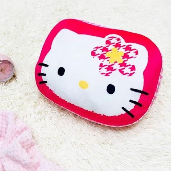 Подушка для тела MORIPiLO Sanrio Hello Kitty Kao Hana Вырезанная подушка Мягкая микроткань Игрушка Плюшевая игрушка Для сна Розовый 32x23x10см Morishita