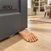 Легко установить Дверной стопор 3D-печатный Дверной стопор в форме ноги Нескользящий клин для пола Надежная остановка Учебный Декоративный держатель Дом Офис Спальня,