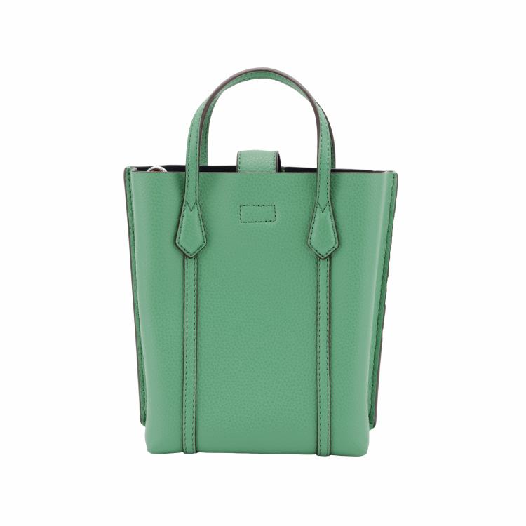Tory Burch Сумка-тоут Perry 18 с магнитной застежкой, регулируемым съемным плечевым ремнем, тисненой кожей, сумка для покупок, сумка через плечо, мини-сумка 142616-349