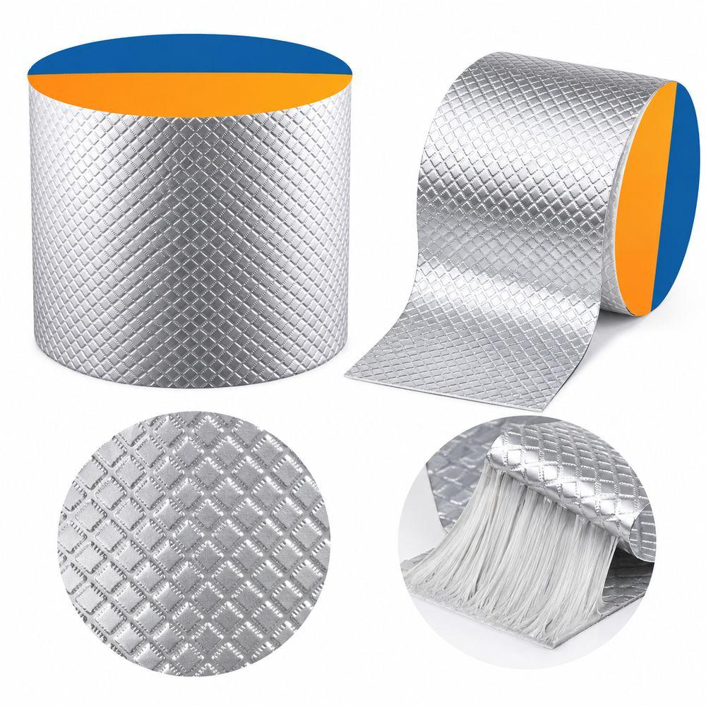 Upgraded Strong Waterproof Sealing Tape Silver Leak Proof Tape Multi Use Sealing Tape HVAC Ducts