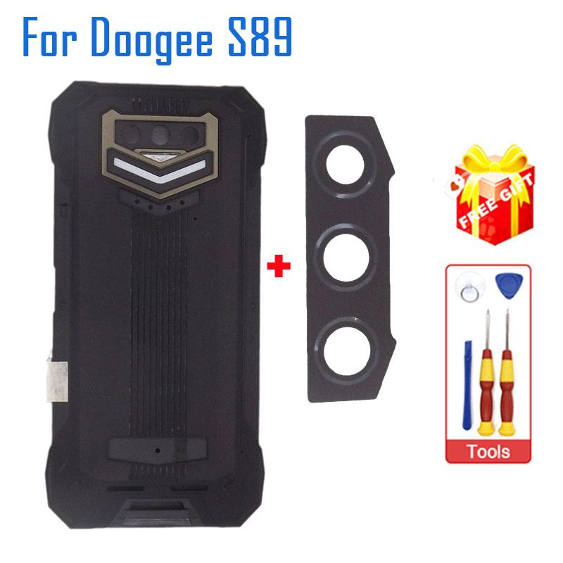 New Original DOOGEE S89 Battery Cover Back Cover Case Housing With Fingerprint Side PFC+Rear Camera Lens Cover For Doogee S89