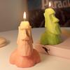 Moai Guardian силиконовая форма гигантская каменная статуя форма для свечи DIY искусство домашнее украшение гипсовая форма