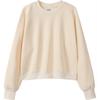 Womens Oversized Hooded Zip-Up Sweatshirt Lightweight Cotton Blend Casual Top