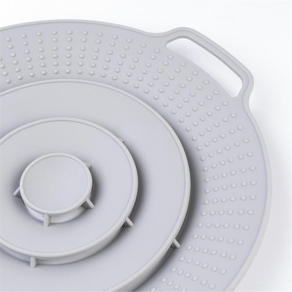 Universal Silicone Spill-proof Pot Lid Cookware Anti-splash Lid Kitchen Anti Overflow Protect Utensil Reusable Pot Pan Cover