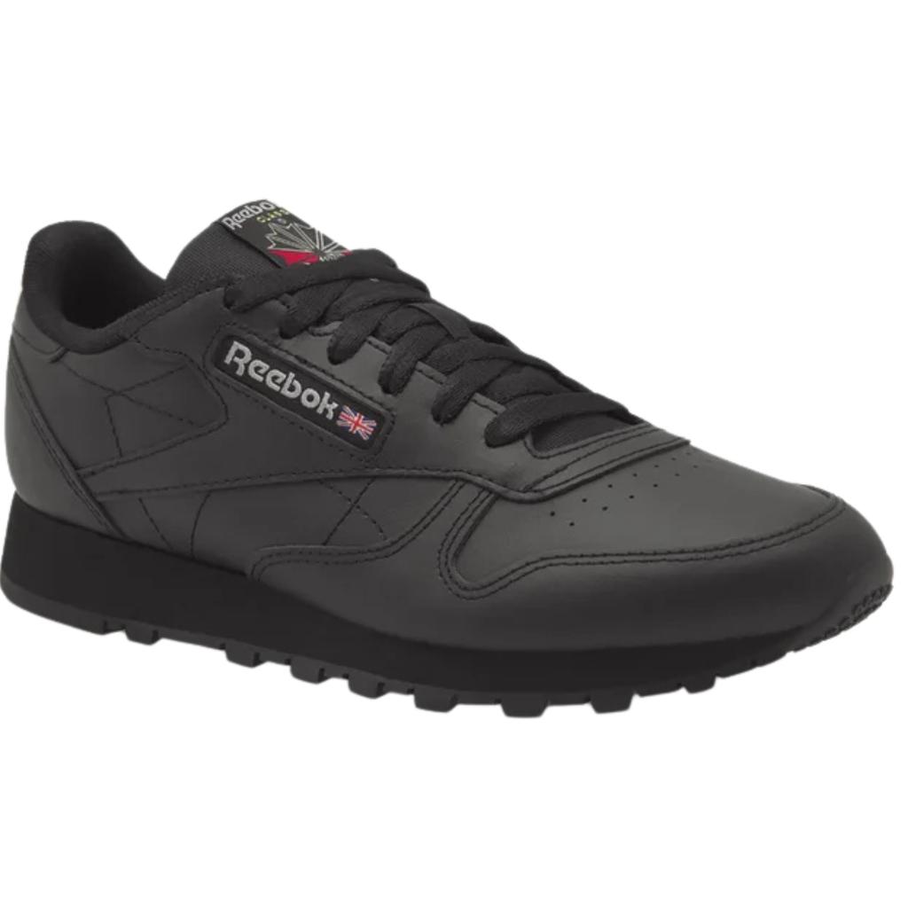 Мужские спортивные туфли Reebok 100008791 Classic Leather черные r. 42,5