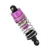 RC Car Shock Absorber 104072?2105 Purple Wear Resistant Aluminum Alloy Rear Shock Absorber Replacement for Wltoys