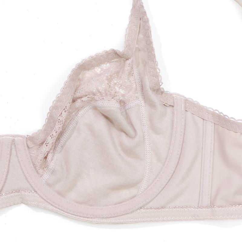 Женские бюстгальтеры больших размеров, кружевной бюстгальтер без косточек без поролоновой подкладки, тонкий бюстгальтер 75C-100C 80D-105D