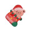 25Pcs Christmas Gift Bags Thickened PP Waterproof Seal Packaging Christmas Tree/bear Shaped Bag for Kids Holiday Party & Biscuit Gift Packaging