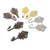 2Pcs Zinc Alloy Wall Hook European Classic Drapery Curtain Tieback Hooks Trendy Cloth-hat Hook