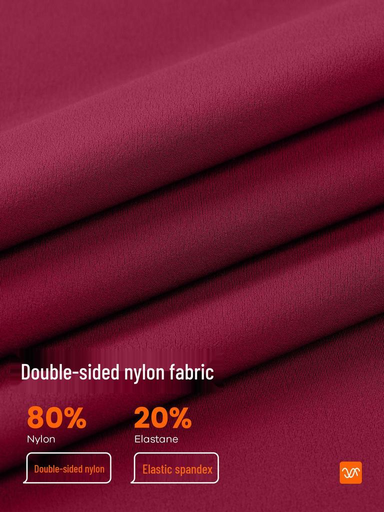 Juyitang 2026 Спортивный топ с высоким воротником - Двусторонний жаккард, Ударопрочный, Высокая эластичность, Бюстгальтер для йоги с фиксированной чашкой