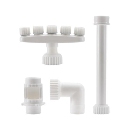 Фонтан с 5 насадками для бассейнов в земле, регулируемый водопад для бассейна, охладитель для бассейна, фонтан для жарких дней, надземные бассейны