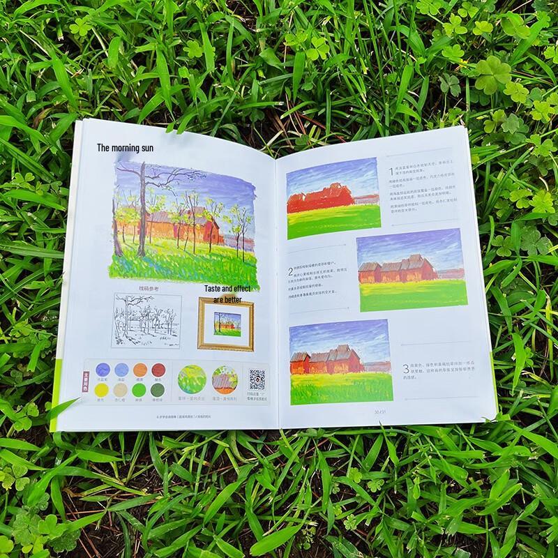 6-Step Oil Pastel Landscape Painting Guide