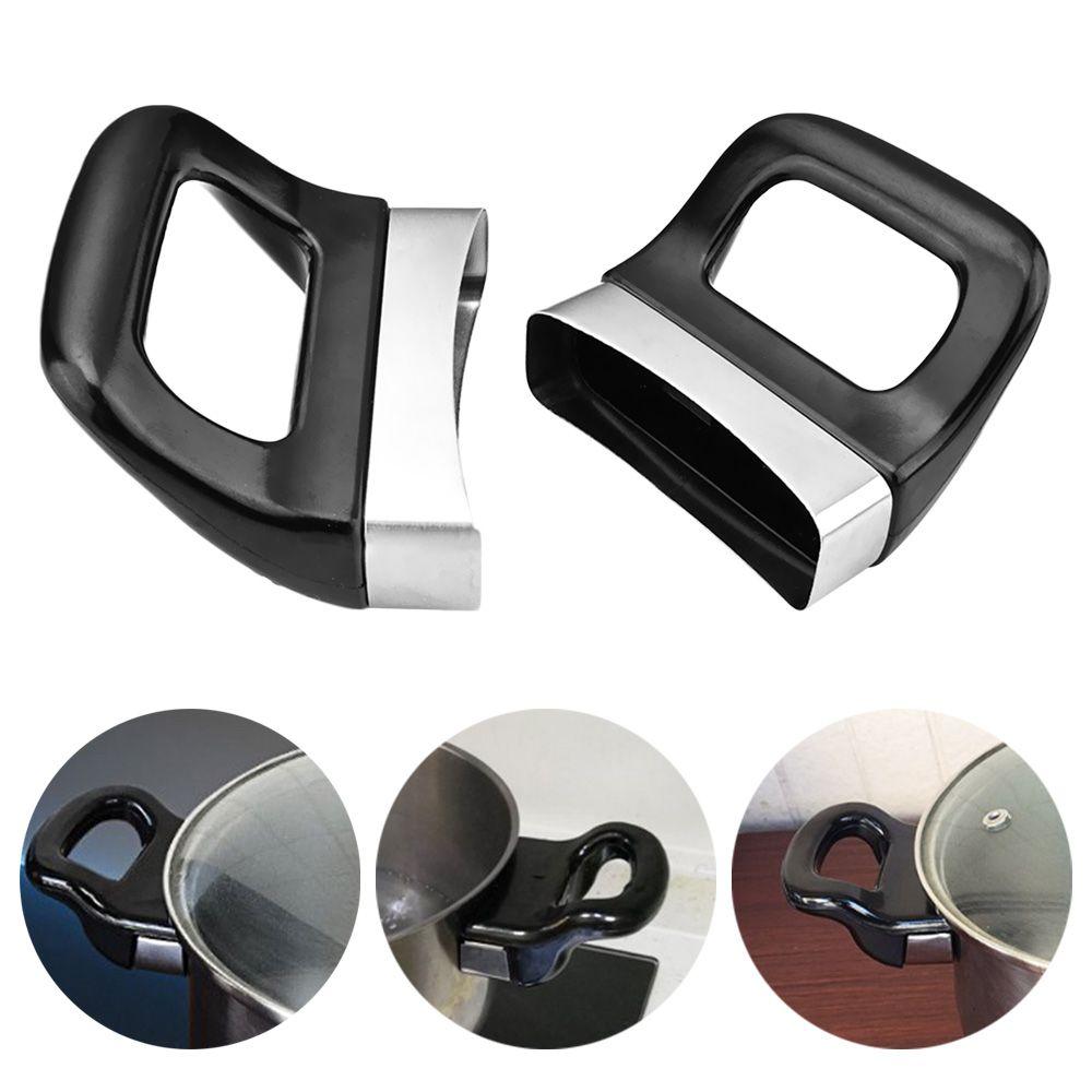 2 шт. легкий кухонный инструмент с двумя боковыми ручками и отверстиями из бакелита, ручка для кастрюли, аксессуары для посуды