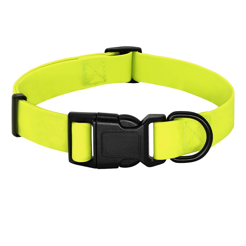 Водонепроницаемый ПВХ ошейник для домашних животных, устойчивый к грязи, легко моющийся, резиновый ошейник для собак для маленьких, средних, больших собак, кошек, аксессуары для домашних животных