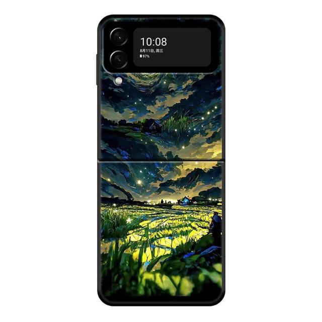 Чехол с масляной живописью, водным городом, Венецией для Samsung Galaxy Z Flip 4 Z Flip3 5g, чехол для Galaxy Z Flip Pc, жесткий чехол для телефона