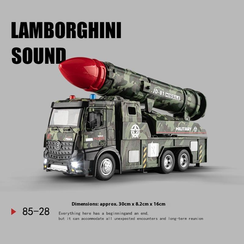 Alloy Truck Toys Children's Semi-Trailer Transporter Construction Vehicle Flat Trailer Model Car