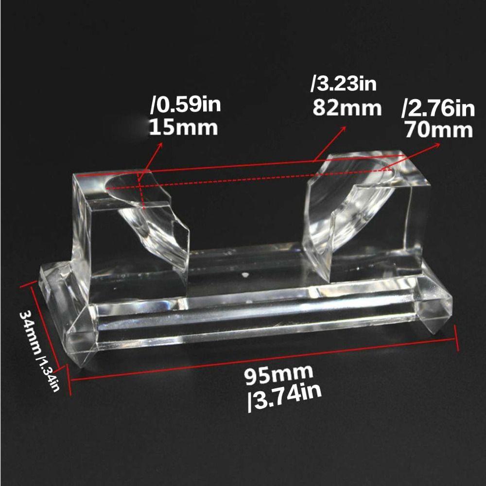 Acrylic Fashion Clear Bracelet Holder Bangle Organizer Jewelry Display Plate Jewelry Display Rack
