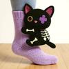 JOYBLISS Christmas Festival New Plush Crochet Animal Socks Adorable Animal Socks