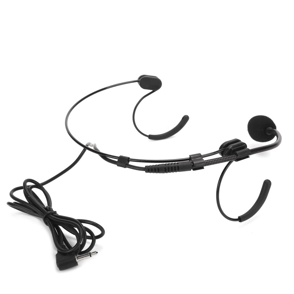Headset Condenser Microphone Mic 3.5mm Plug for Wireless Speaker Teaching Megaphone Meeting Speech