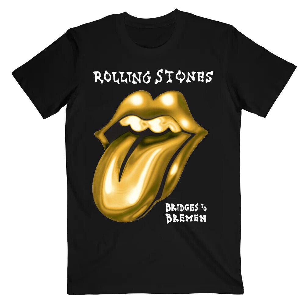 Футболка унисекс The Rolling Stones Bridges Bre Black Rock Band