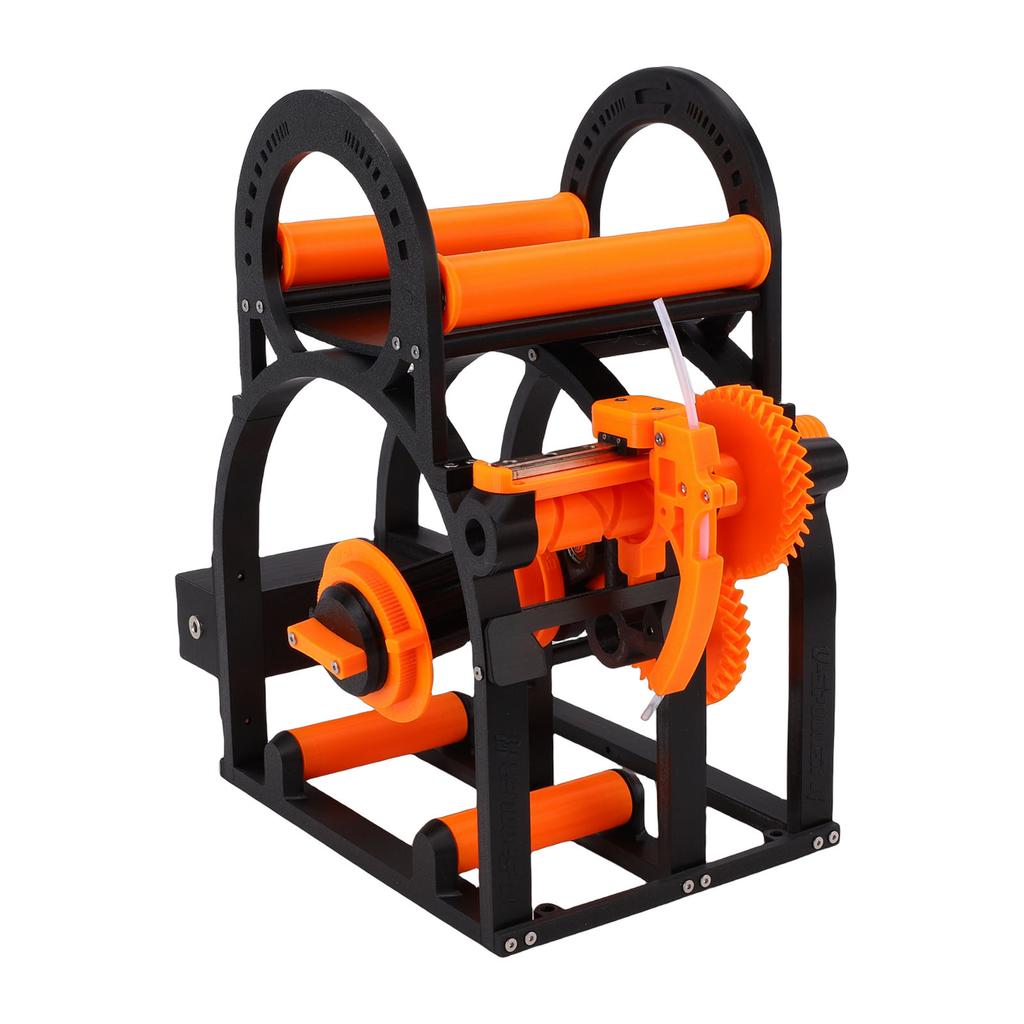 3D Filament Respooler Electric 20cm Spools Winder with Handle 3D Printing Supplies Orange