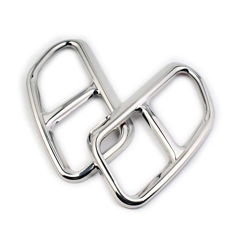 Для Volvo XC60 2014-2017 Стайлинг автомобиля Rline Tail Throat выхлопная труба выхлопная труба крышка глушителя автоаксессуары