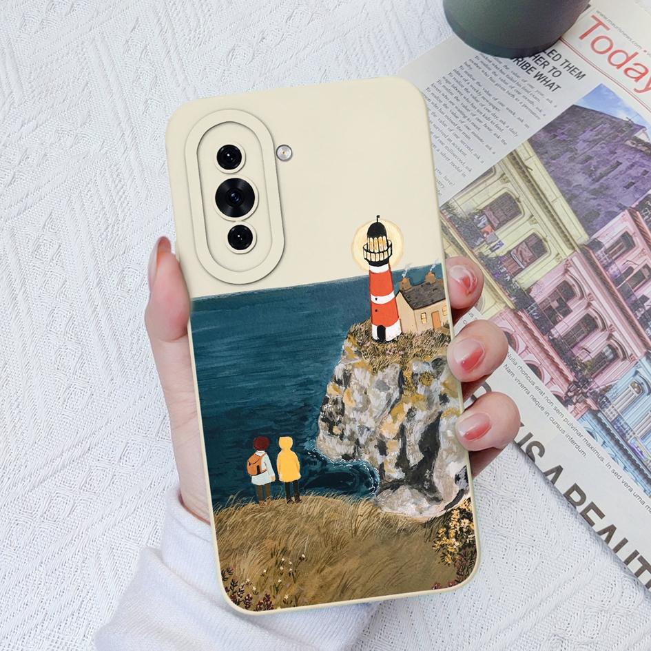 For Huawei P30 P40 Lite Nova 8i 6 7 9 10 11 Pro Y61 Phone Case Fashion Black White Soft Silicone Shockproof Cover Camera Protection For Huawei Bumper