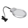 LED Illuminating Magnifier with Clamp Optical Lens Adjustment Hose Magnifying Glass with 2 LEDs for 