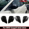 LHD RHD Для BYD Seagull 2024 ABS Накладка на зеркало заднего вида автомобиля Декоративная накладка на зеркало заднего вида Аксессуары Наклейка на кузов