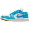 Air 1 Low Dark Powder Blue Gum Женские кроссовки Белый Gum-Светло-коричневый DC0774-104