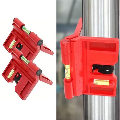 Магнитный столбчатый уровень, регулируемый складной столбчатый уровень с эластичным кольцевым уровнем, подходит для колонн трубопроводного дерева