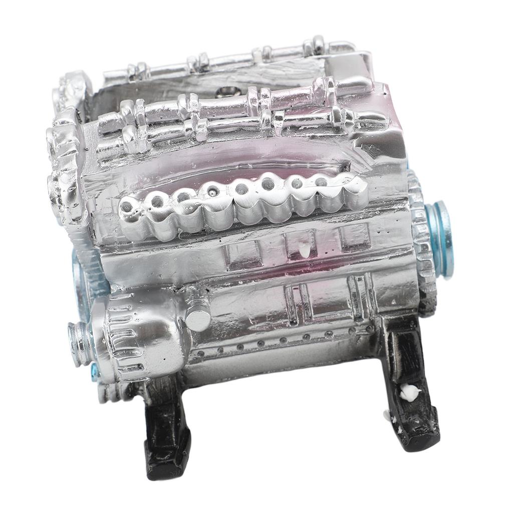 8 Cylinder Engine Model Creative Simulation Resin Car Engine for Ornaments Decoration