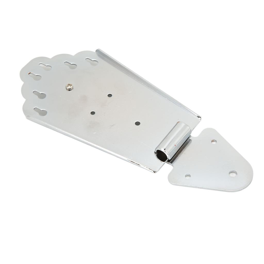 Jazz Guitar Bridge Metal Fan Shape Jazz Guitar Bridge Replacement for Semi Hollow Electric Guitar Accessory