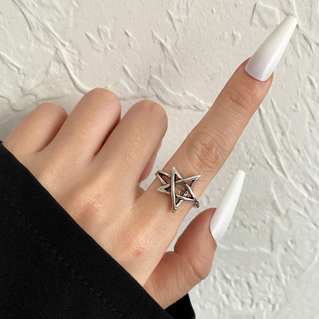 Кольцо в стиле ретро с синей совой, кольцо в форме сердца с бабочкой, со смайликом, модное трендовое кольцо, кольцо в стиле панк, стиль хип-хоп