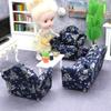 Cute 1:12 Dolls Sofa Pillows Set 8*6.5*7.5cm Miniature Doll House Accessories  Children Toys Gift