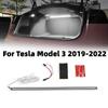 12 V LED Car Rear Trunk Light Bar Strips Interior Decorative Lamp Fit for Tesla Model 3   