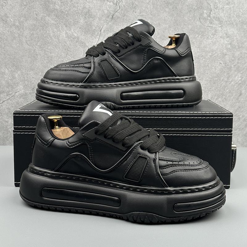 Модные новые классические мужские туфли на толстой подошве с увеличенной высотой, простые модные повседневные туфли, удобные на мягкой подошве, износостойкие спортивные туфли