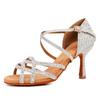 Women's Girls Latin Dance Shoes Ballroom Tango Salsa Party Shoes for Ladies High Heel 9CM