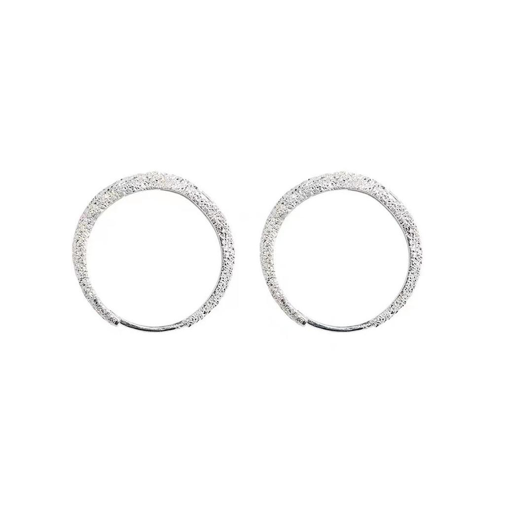 Серьги-кольца из стерлингового серебра 925 пробы с пирсингом для женщин и девочек, свадебные украшения для вечеринок