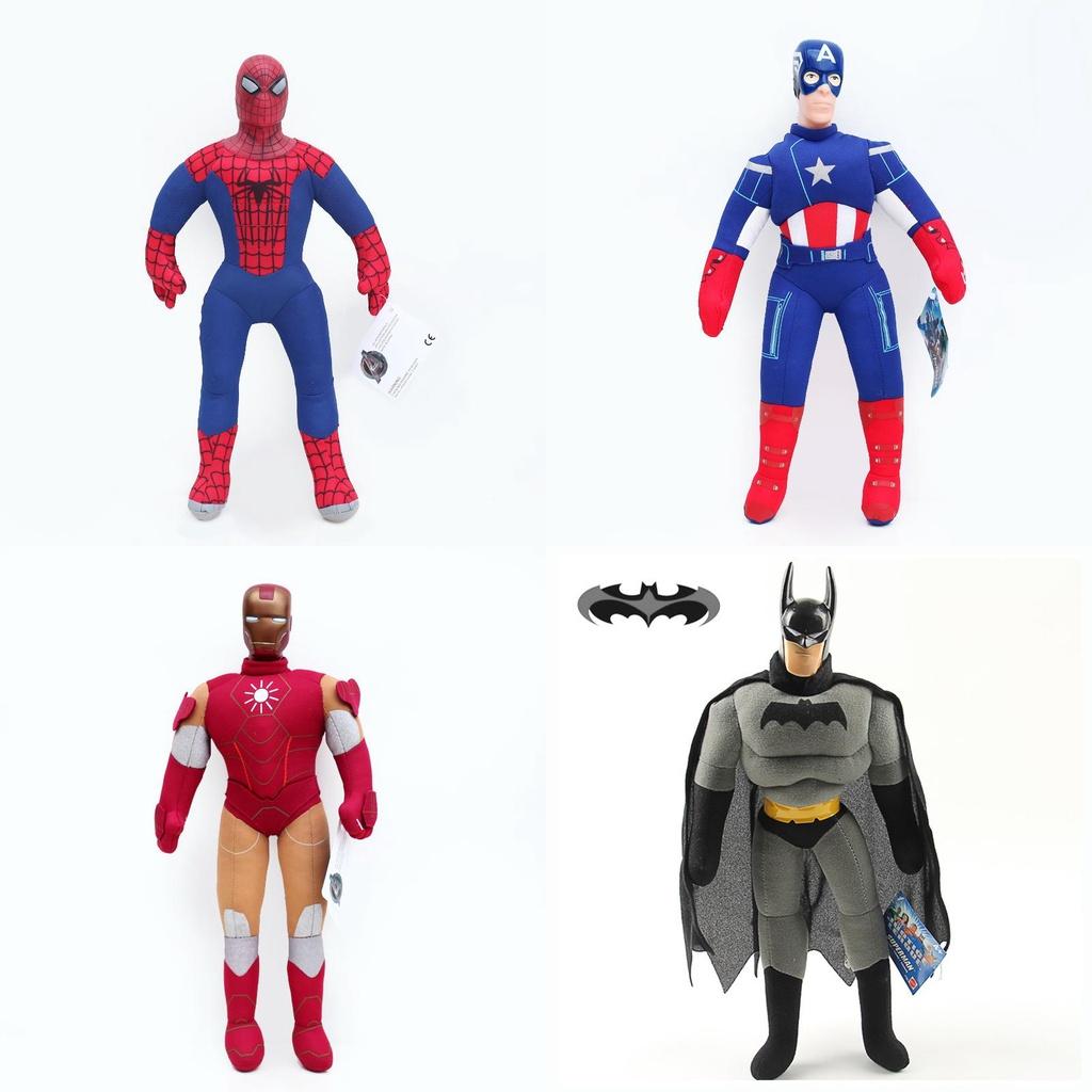 Плюшевые игрушки Мстителей премиум-качества с мягкими куклами Тора, Халка и Капитана Америки для детей