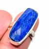Sapphire(Simulated) Gemstone 925 Sterling Silver Jewelry Ring Size 7 Q6B24