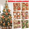 Рождественские деревянные подвески, пряничные человечки, гномы, елочные подвески, украшения Noel Navidad для дома, подарок на Новый год
