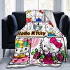 1pc Hello Kitty Collection Blanket, Soft Throw Blanket, Perfect for Couch or Travel Use, Living Room, Travel, Camping, Car Blankets, Beach, Office Nap