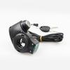 Electric Scooter Thumb Throttle with LCD Display Electric Scooter Voltage Display with Key Lock for Electric Scooters