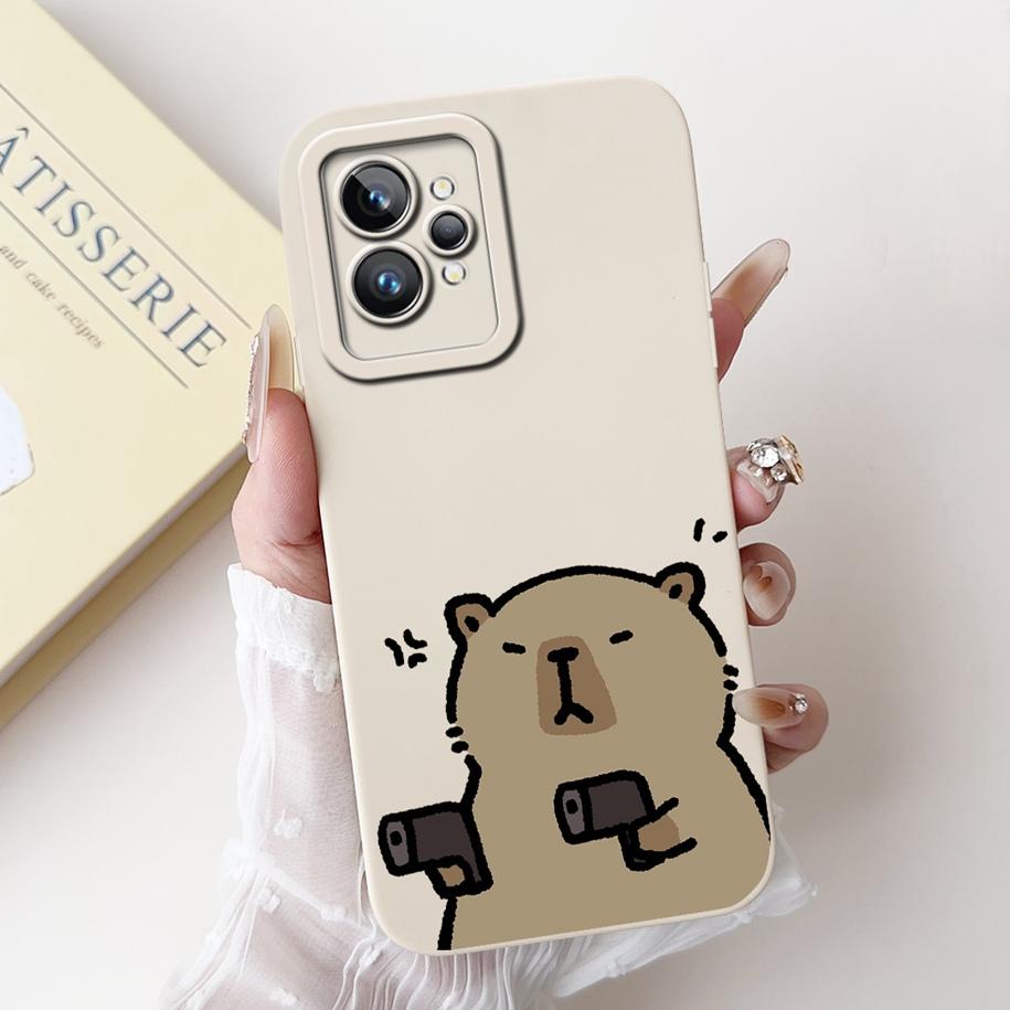 For Realme GT Neo 2 Case RMX3370 Silicone Cover Creative Panda Rabbit Shockproof Bumper For Realme GT2 Pro GT 2 RealmeGT2 Fundas